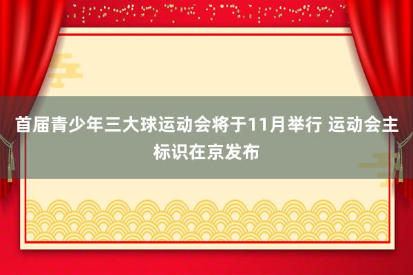 首届青少年三大球运动会将于11月举行 运动会主标识在京发布