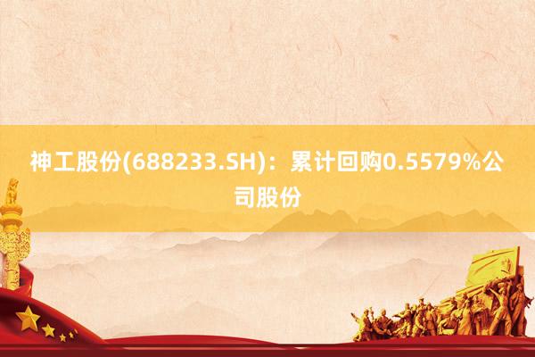 神工股份(688233.SH)：累计回购0.5579%公司股份