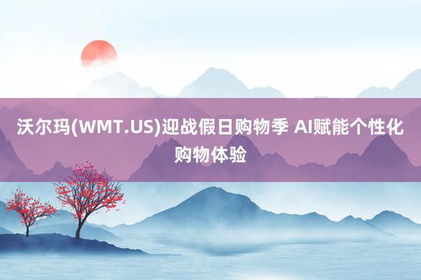 沃尔玛(WMT.US)迎战假日购物季 AI赋能个性化购物体验