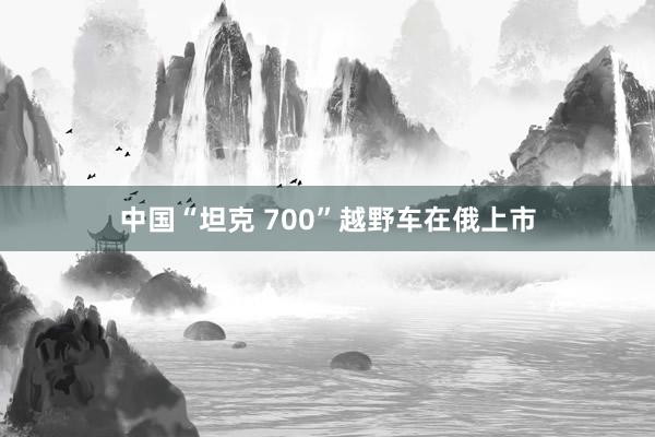 中国“坦克 700”越野车在俄上市