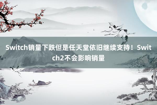 Switch销量下跌但是任天堂依旧继续支持！Switch2不会影响销量