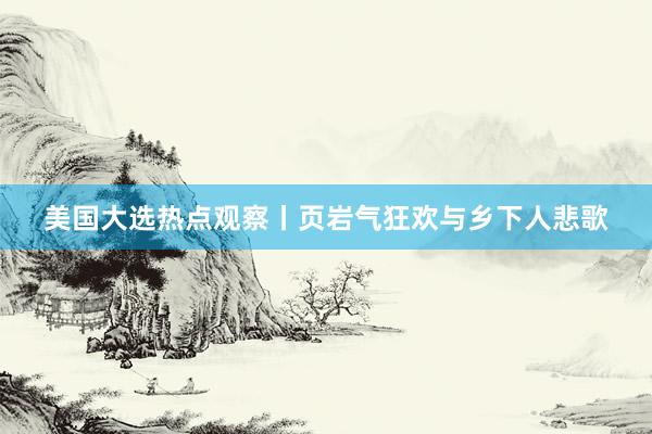 美国大选热点观察丨页岩气狂欢与乡下人悲歌