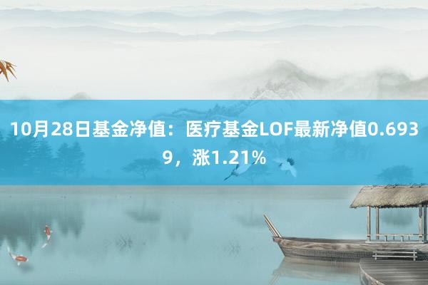 10月28日基金净值：医疗基金LOF最新净值0.6939，涨1.21%